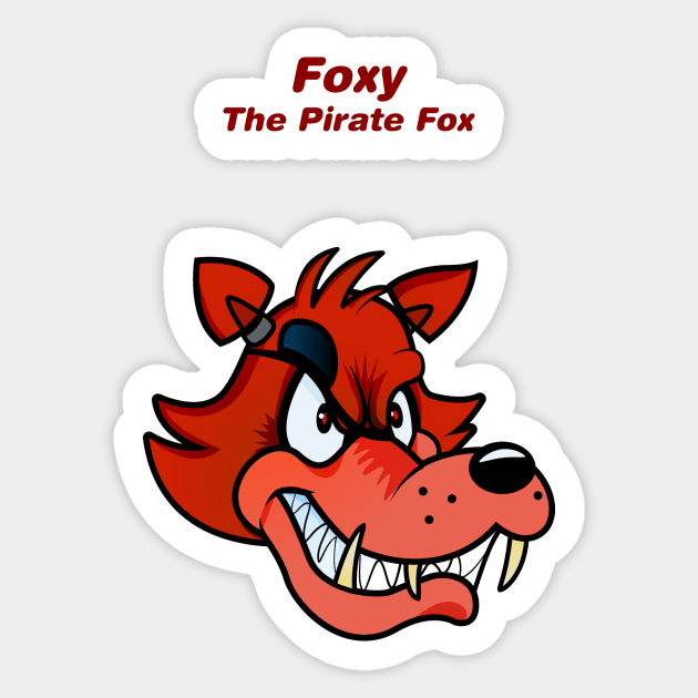 Foxy Sticker by Rubtox